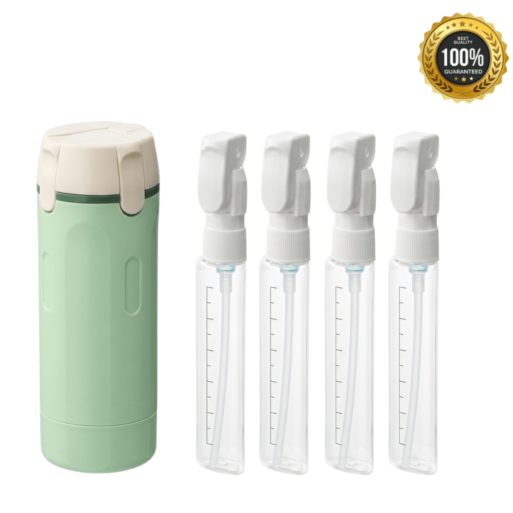 4-in-1 Premium Leakproof Rotatable Travel Dispenser Set