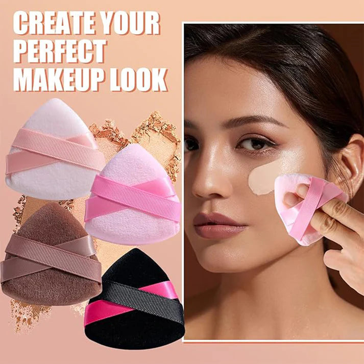 Medivita Ultra-Soft Triangle Makeup Puff Set